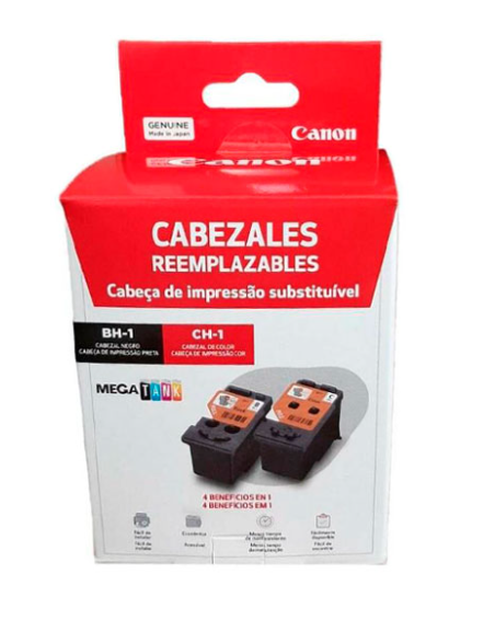 CABEZAL CANON KIT NEGRO BH-1+COLOR CH-1 P/G3111/3110/3101/3100/ 4100/2110